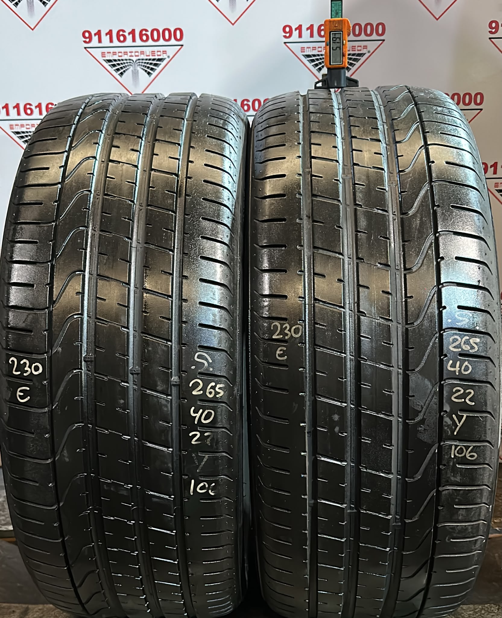 PIRELLI PZERO USADO  265/40 R22 106 Y